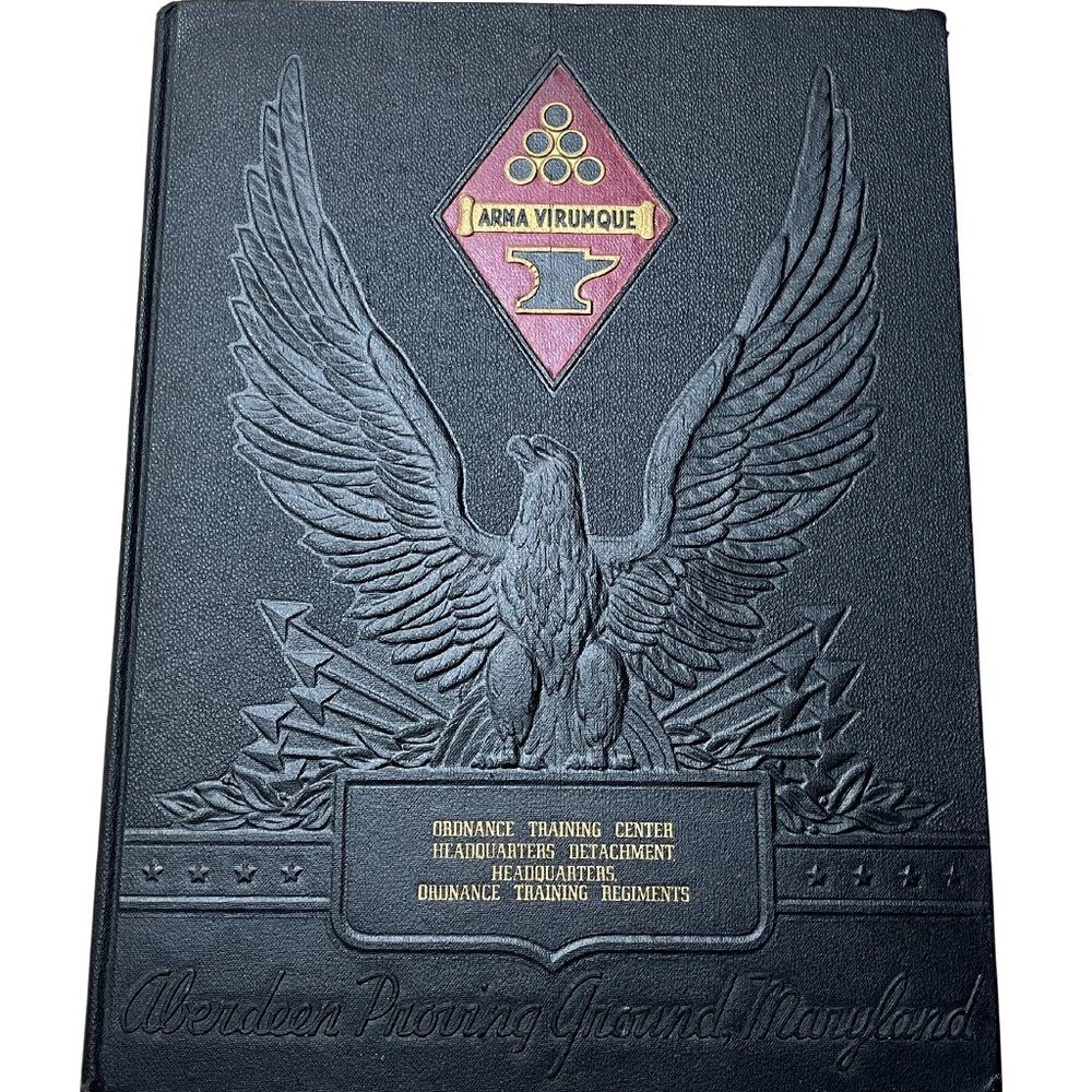 VTG WWII 1946 Class Book for U.S. Army Ordnance Training Center